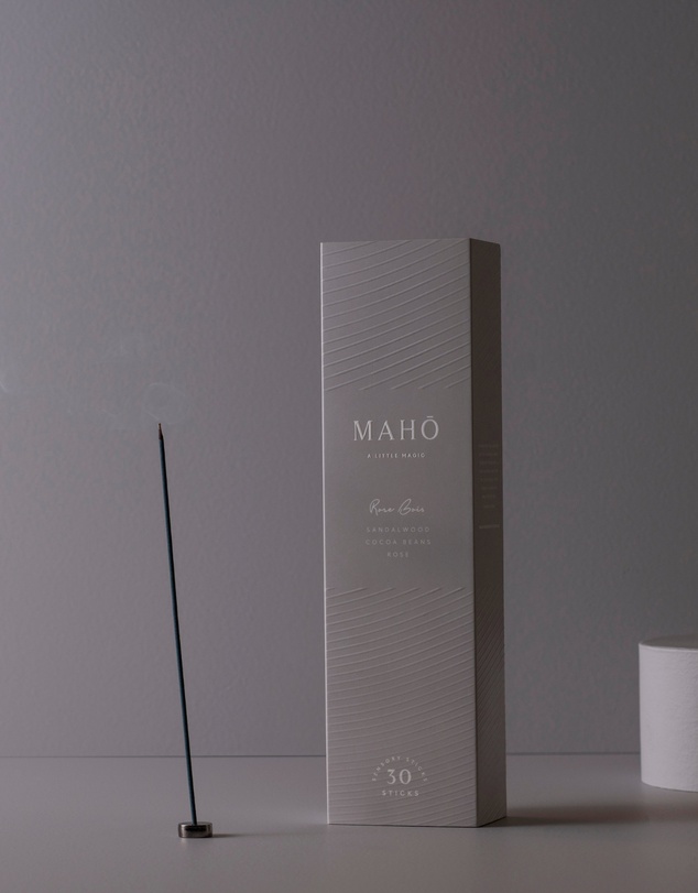 MAHO Sensory - Rose Bois Incense Sticks and Burner Kit