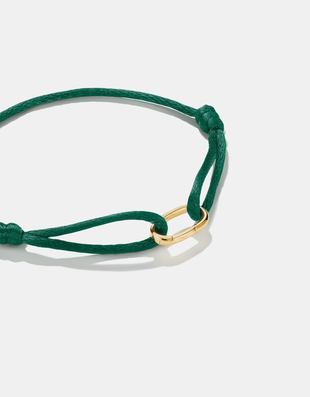 THOMAS SABO - THOMAS SABO Connect Textile Bracelet Green