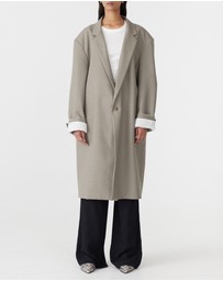 Bassike - Soft Longerline Coat