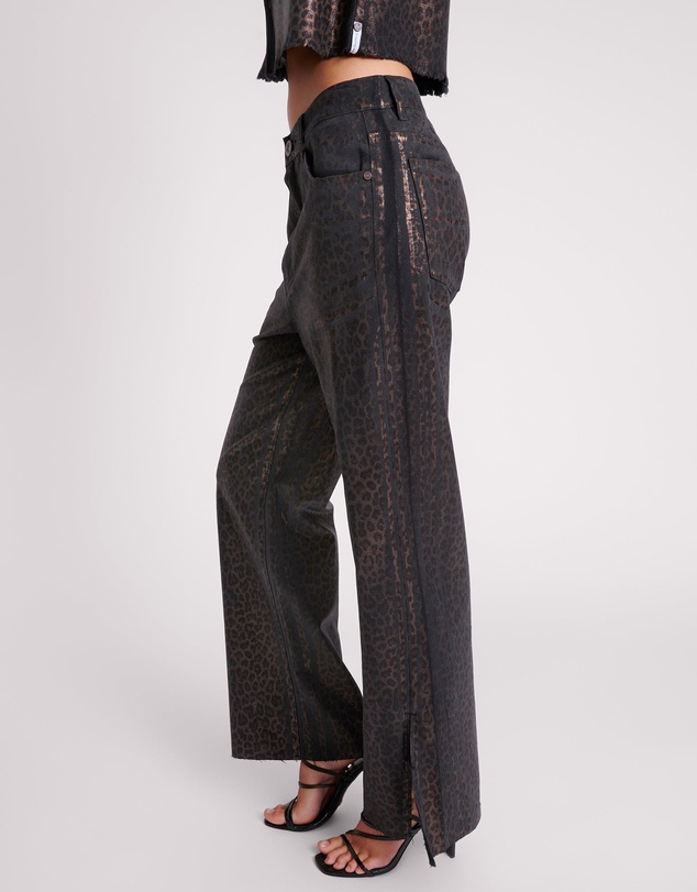 ONE TEASPOON - Night Animal Straight Leg Mid Waist Denim Billie Jeans