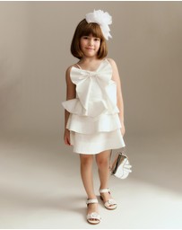 Bardot Junior - Tulip Lace Bow Dress - Kids-Teens