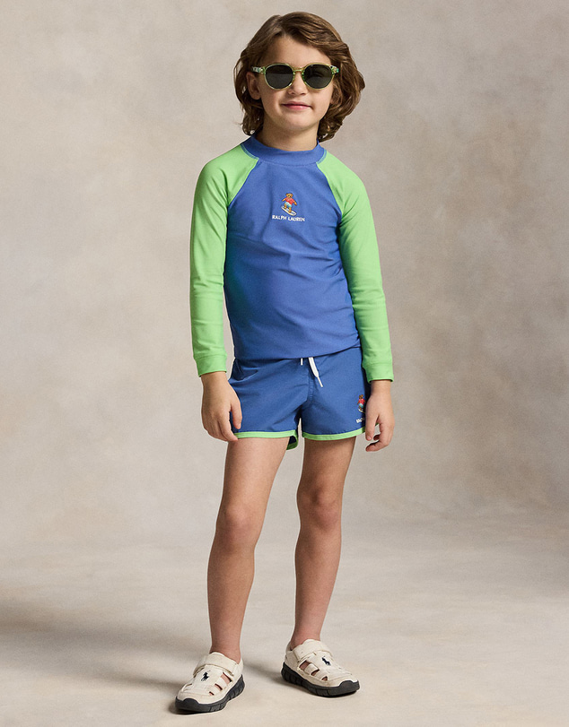 Polo Ralph Lauren - Polo Bear Swim Trunks - Babies-Kids