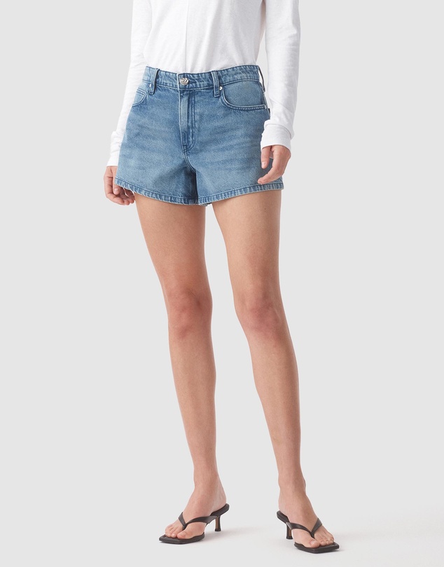 Outland Denim - Olive Cooke x Outland Denim Ebony High Flare Shorts