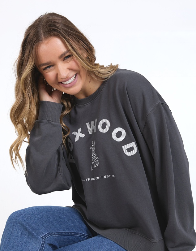 Foxwood - Effortless Crew Iron Grey