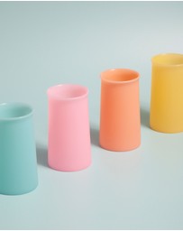 porter green - stegg | silicone unbreakable highball glasses