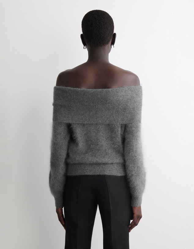 COS - Off-The-Shoulder Merino Wool Jumper
