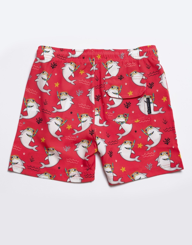 Vacancy Co - Scuba Shark Swim Short - Youth