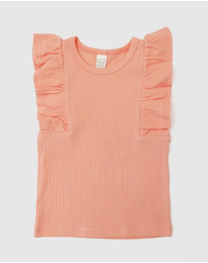WITH LOVE FOR KIDS - Shimmy Wide Rib Tank Top - Kids