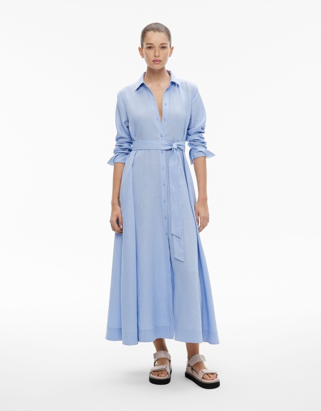 witchery linen shirt dress WITCHERY Witchery Utility Linen Mini Dress in Sandstone 10