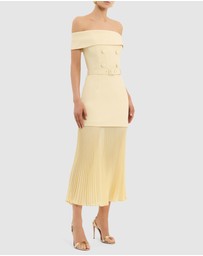 Rebecca Vallance - Muriel Off the Shoulder Midi Dress