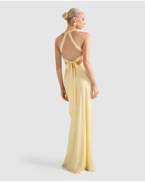 Forever New - Audrey Satin Backless Maxi Dress