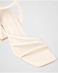 Forever New - Beth Block Heel Asymmetrical Sandals