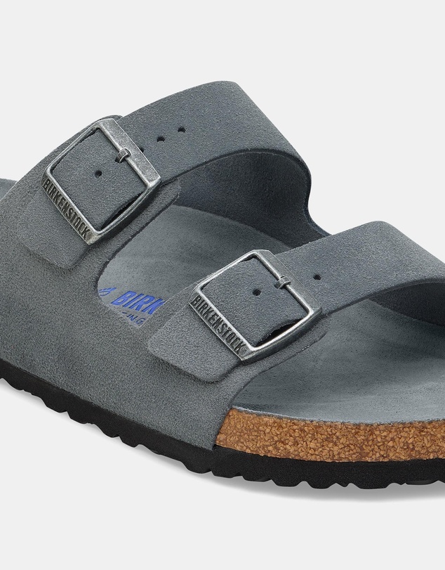 Birkenstock - Arizona SFB Tonal Footbed Suede Leather Narrow - Unisex