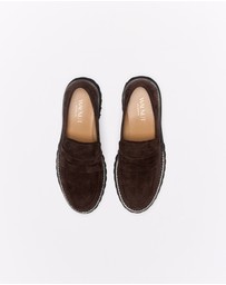 Walnut Melbourne - Coco Leather Loafer