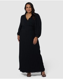 Pink Dusk by Curve Project - Secret Rendezvous Maxi Dress