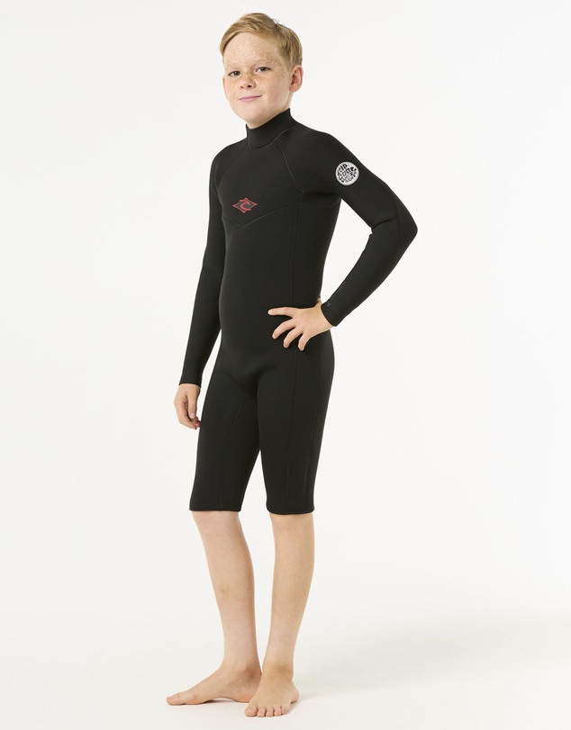 Rip Curl - Kids Dawn Patrol Long Sleeve 2mm Back Zip Spring Suit Wetsuit