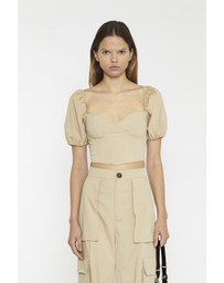 Glamorous - Puff Sleeve Corset Top