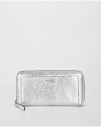 Cobb & Co - Portia RFID Protective Leather Zip Around Ladies Wallet
