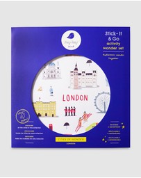 Jaq Jaq - Jaq Jaq Bird - Cities of Wonder Stick It & Go Activity Set - London