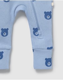 Wilson & Frenchy - Organic Waffle Zipsuit - Babies