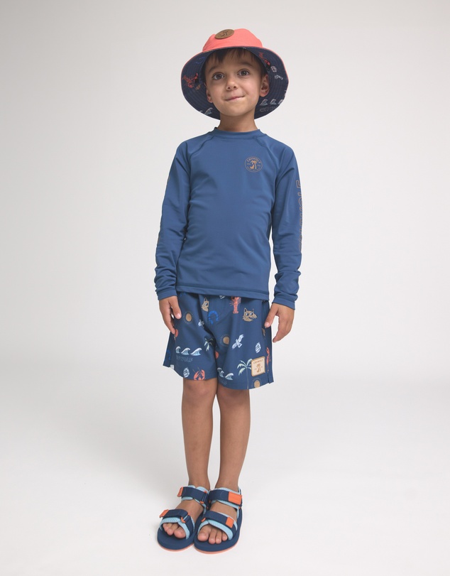 Crywolf - LONG SLEEVE RASH VEST Navy