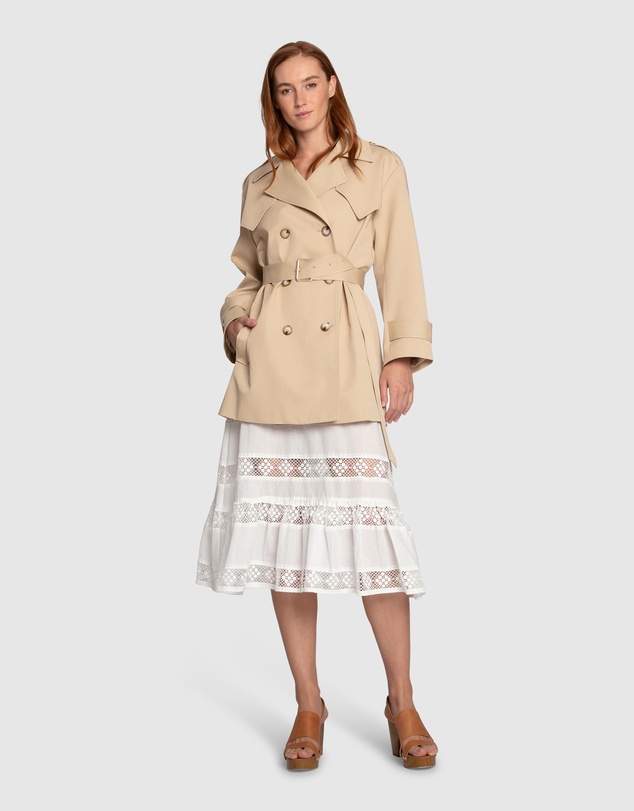 Belle & Bloom - Whispers of Verona Trench Coat