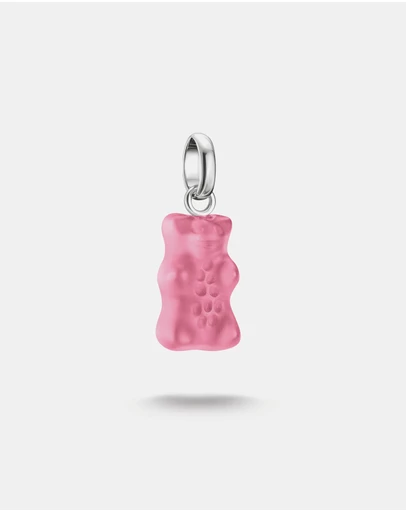 THOMAS SABO - THOMAS SABO Connect Charm Goldbear in pink