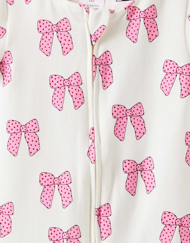 Cotton On Kids - Growie Short Sleeve Zip Romper