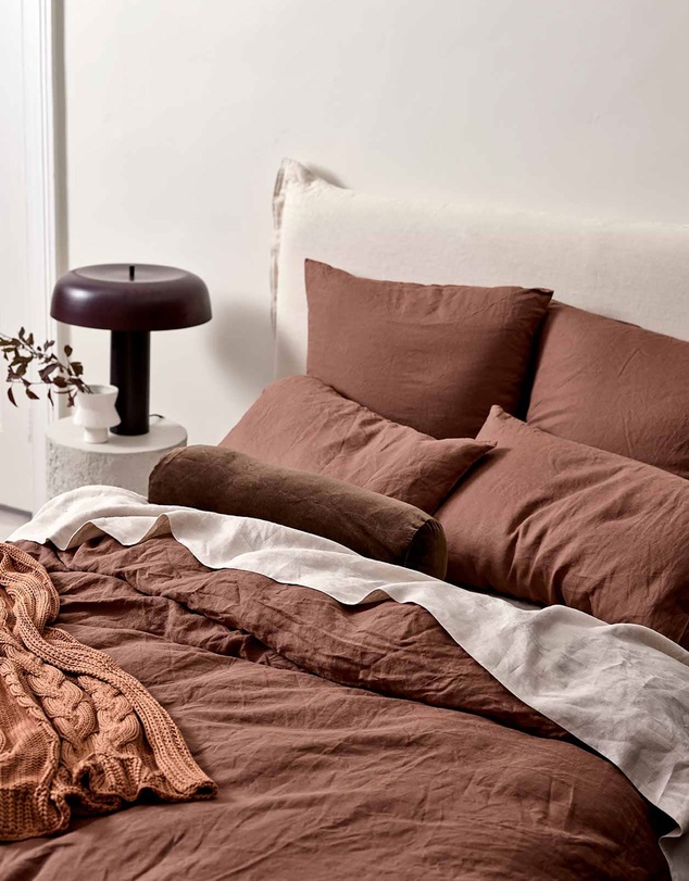 Aura Home - Emile Linen Quilt Cover