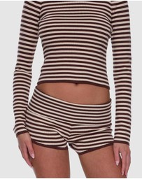 Thrills - Mackenzie Knit Booty Shorts