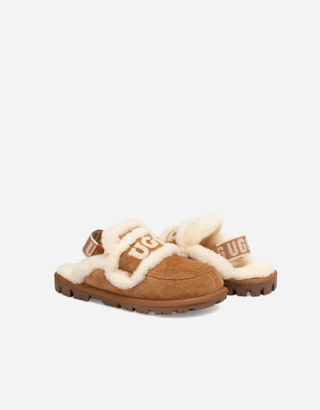 Ozwear Connection Uggs - Ugg Violet Heritage Shearling Slipper Elastic Logo Strap (Detachable)