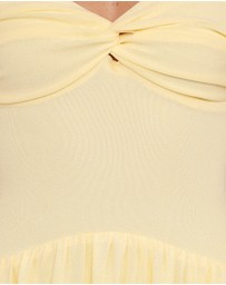 Petal & Pup - Flaxton Midi Dress - Butter Yellow