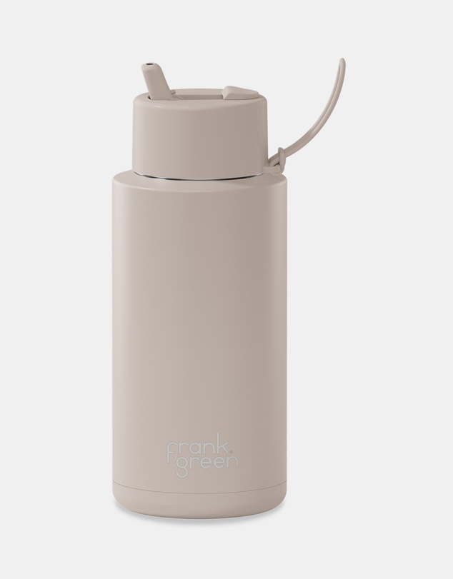 Frank Green - 34Oz Reusable Bottle With Flip Straw Lid