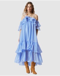 & Other Stories - Off-Shoulder Ruffle Maxi Dress