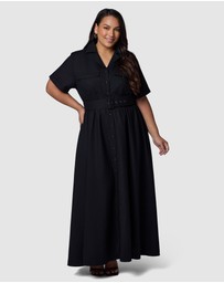Something 4 Olivia - Gabrielle Linen Maxi Dress