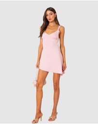 EDIKTED - Cleo Open Back Mini Dress