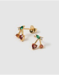 Arms Of Eve - Cherry Bomb Stud Earrings