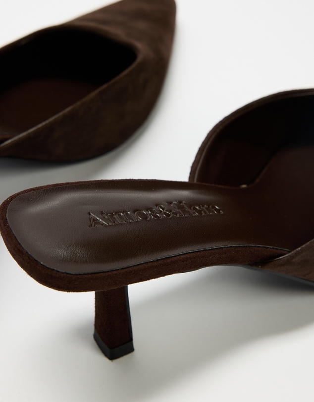 Atmos&Here - Deana Suede Square Point Heels