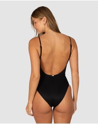 Baku Swimwear - Rococco Minimulist High Leg One Piece Swimsuit