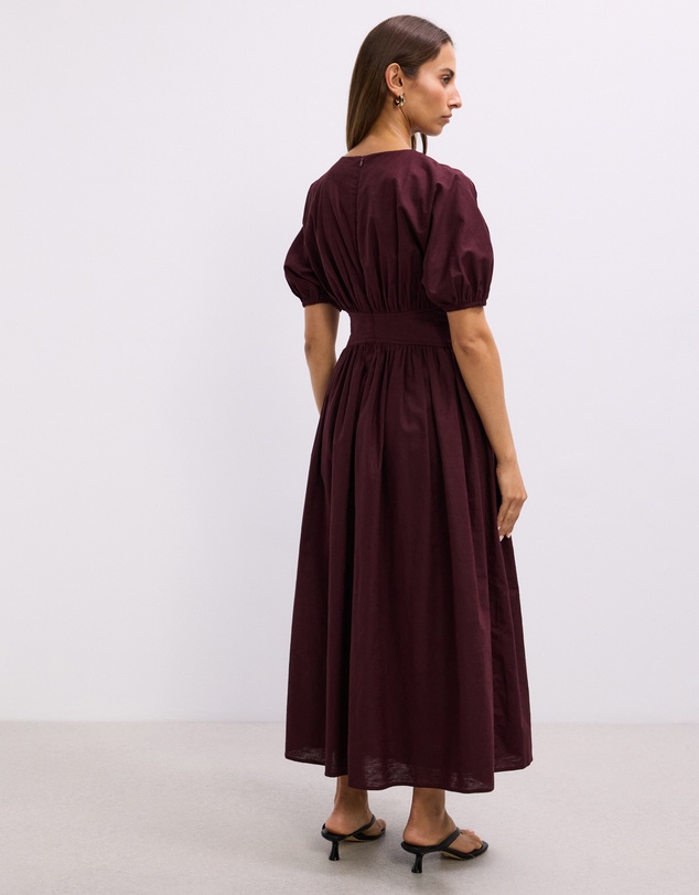 The Fated - Gallery Waisted Midi Dress