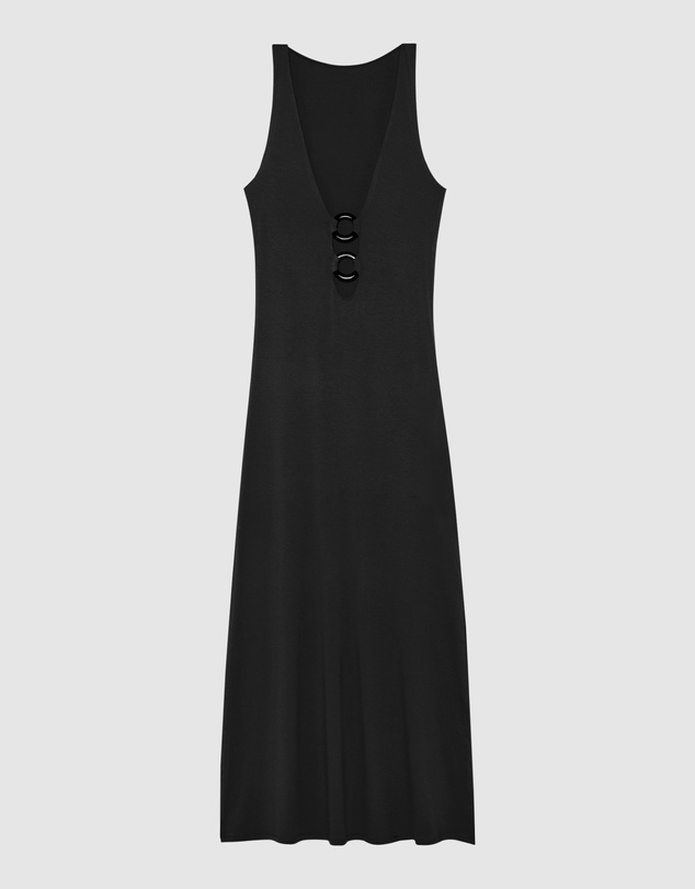 Passionata - Ava Jersey Plunge Neck Long Beach Dress