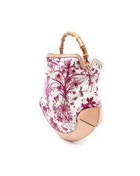 Pre-Loved by Azura Reborn - Pre-Loved Canvas Floral Peggy Bamboo Hobo