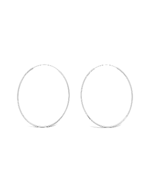Ichu - Fine Silver Hoops