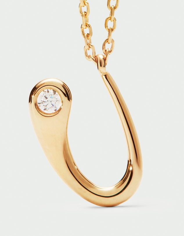 PDPAOLA - Initial 2026 U Pendant Necklace