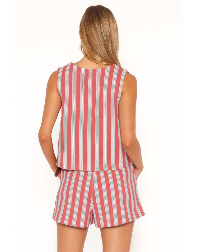 Petal & Pup - Marinda Short - Red Stripe