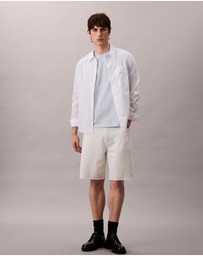 Calvin Klein Jeans - Embroidered Monogram Logo Relaxed T-Shirt