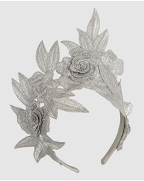 Max Alexander - Crown Silver Headband Fascinator
