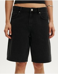 Cotton On - Baggy Denim Shorts