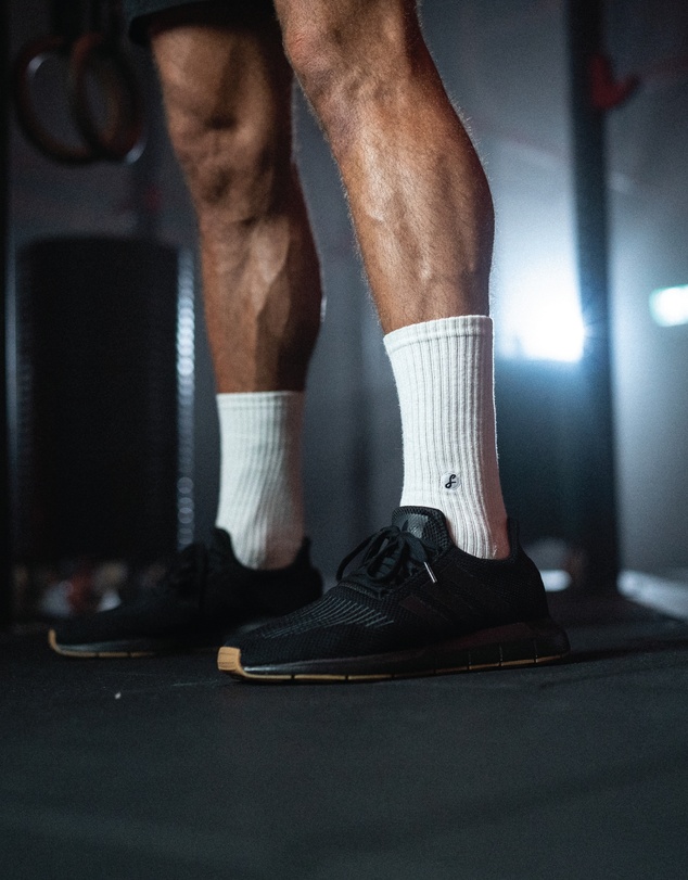 Swanky Socks - White Signature Sport