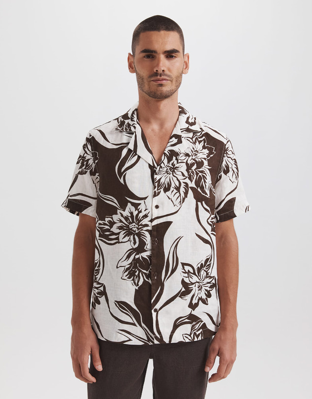 SABA - Salazar Short Sleeve Resort Print Shirt